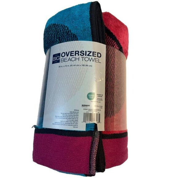 Minnie Mouse Oversized Beach Towel 36" x 72"  Cotton - Picture 4 of 4